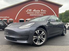 Tesla Model 3 SR+2019 RWD Premium partiel! Cuir, 0-100 km/h 5.6 sec., Auto Pilot !   4 roue de cie 18 po avec pneus + 4 mags et pneus  $ 56940